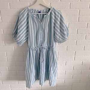 Old Navy Waist- Defined Striped Shirt Dress